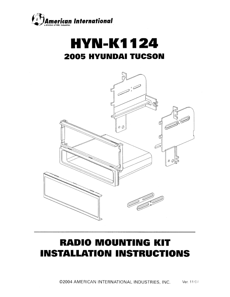Page 1 de la notice Manuel utilisateur American International HYNK1124