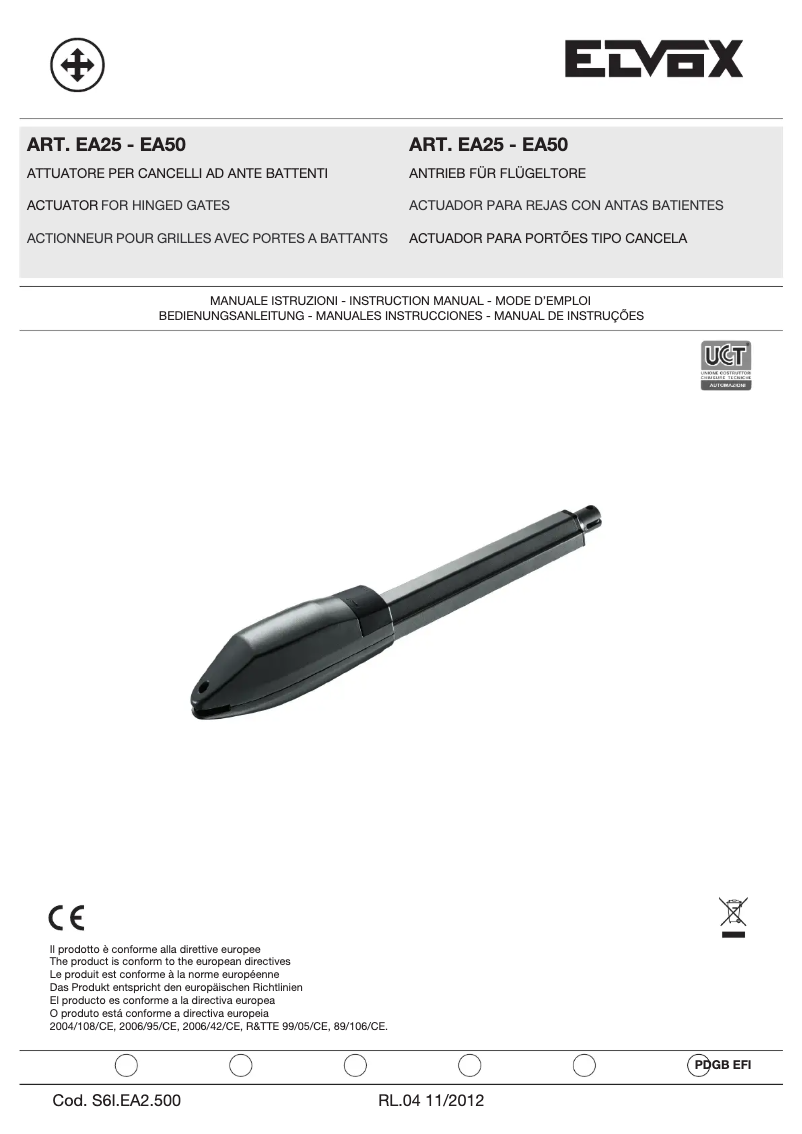 Page 1 de la notice Manuel utilisateur Vimar ELVOX RM22