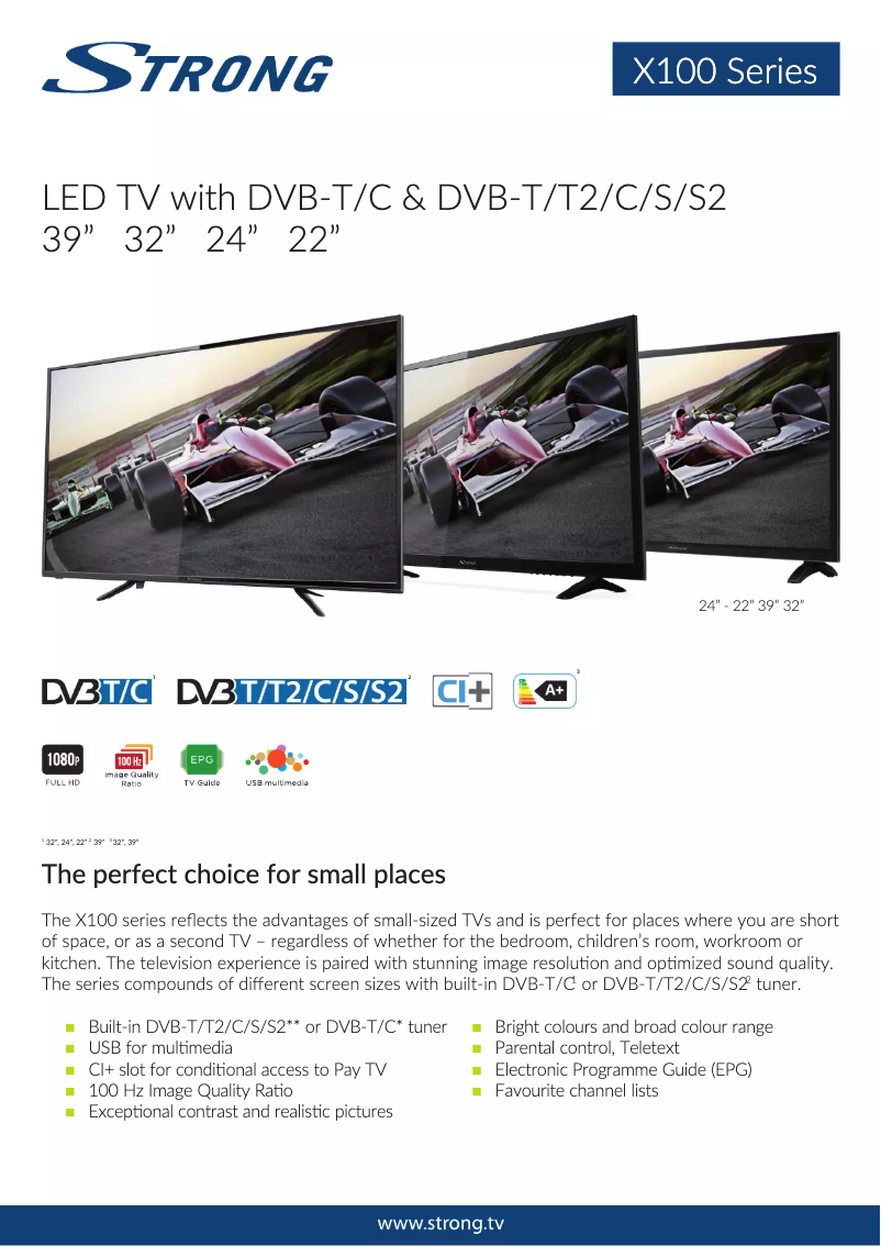 Page 1 de la notice Manuel utilisateur Strong SRT24HX1001