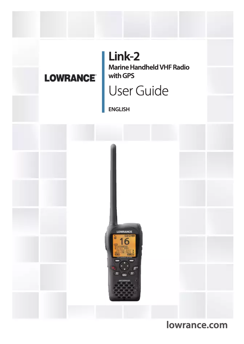 Page 1 de la notice Manuel utilisateur Lowrance Link-2