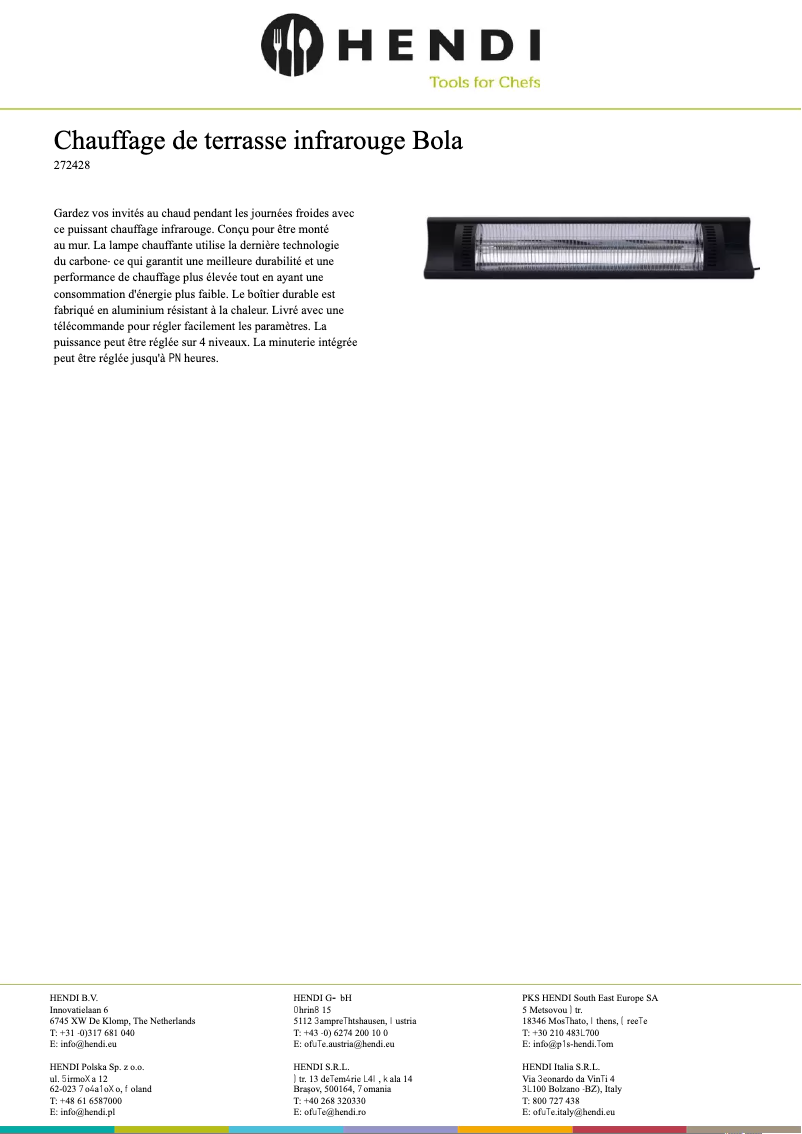 Image de la première page du manuel de l'appareil 272428