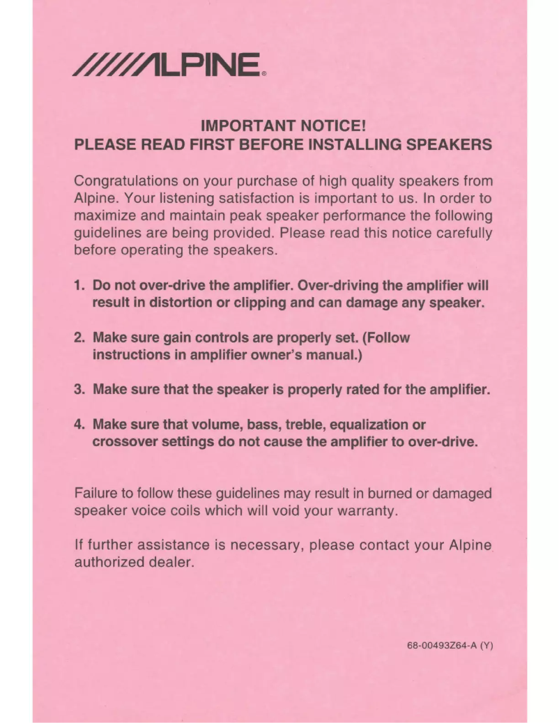 Image de la première page du manuel de l'appareil S2-S69C