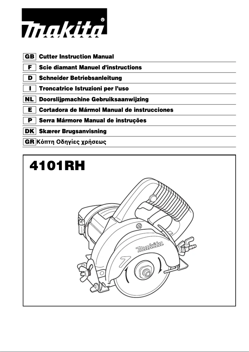 Page 1 de la notice Manuel utilisateur Makita 4104RH