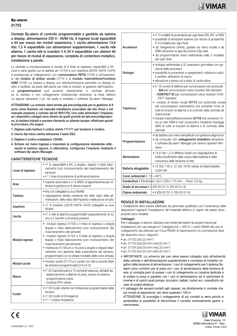 Image de la première page du manuel de l'appareil 01703.120