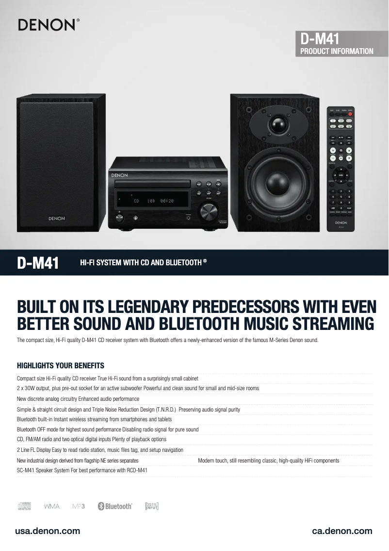 Image de la première page du manuel de l'appareil RCD-M41