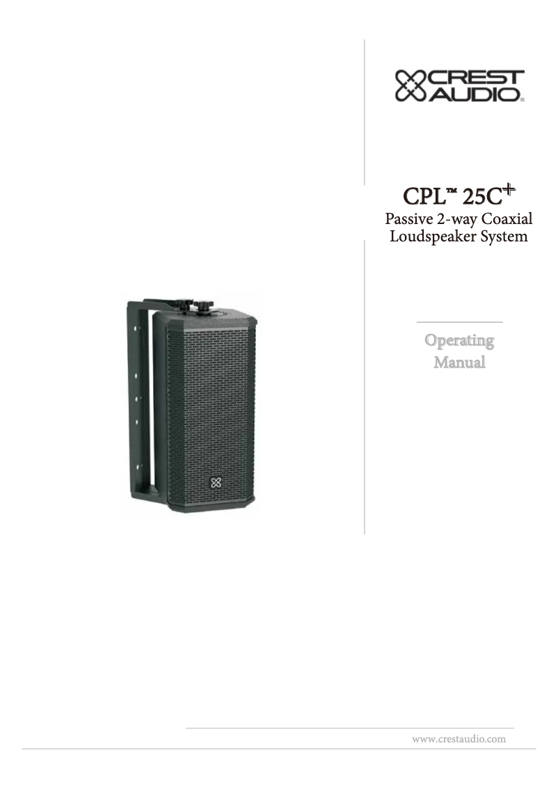 Image de la première page du manuel de l'appareil CPL 25C+