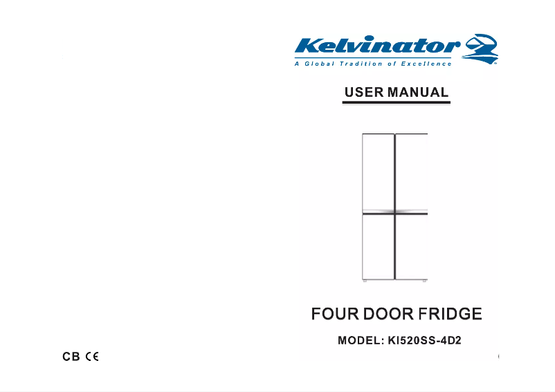 Page 1 de la notice Manuel utilisateur Kelvinator KI520SS-4D2