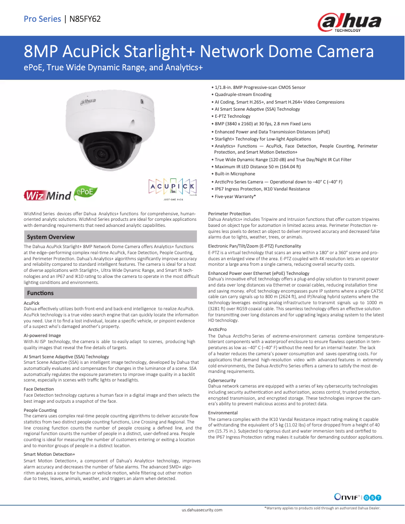 Image de la première page du manuel de l'appareil N85FY62