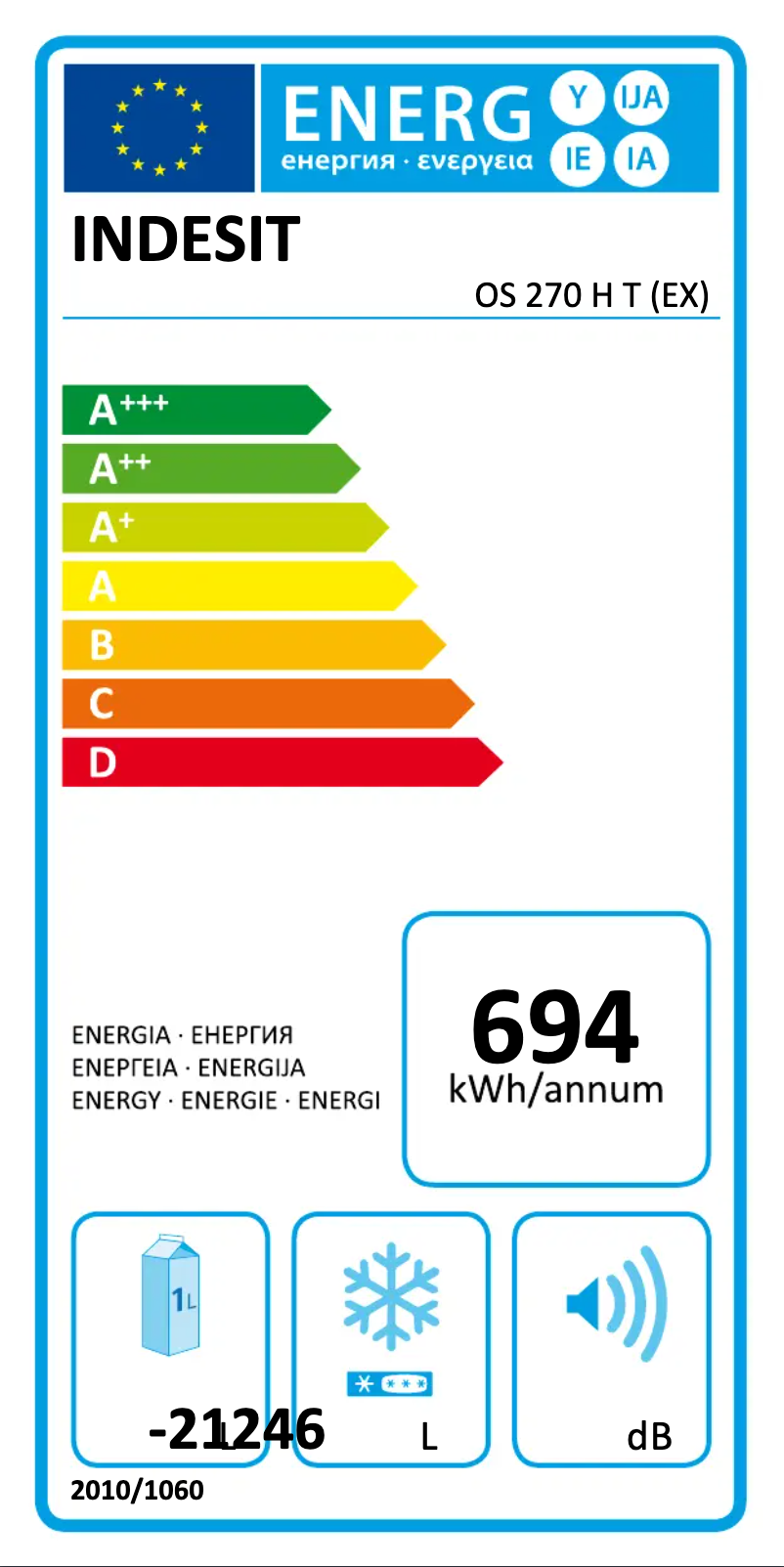 Image de la première page du manuel de l'appareil OS 270 H T (EX)