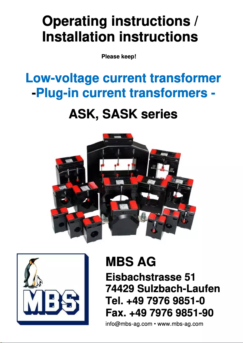 Image de la première page du manuel de l'appareil ASK 412.4