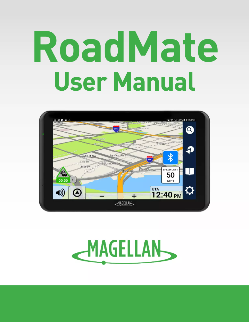 Image de la première page du manuel de l'appareil RoadMate 7771T-LM