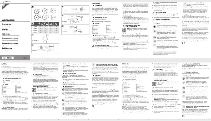 Page 1 de la notice Manuel utilisateur Auriol IAN 288628