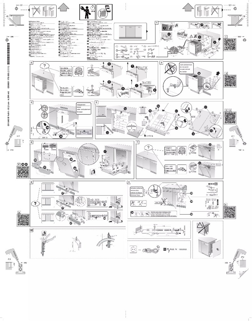 Page n°1 - Manuel utilisateur Bosch SGV4HVX37E