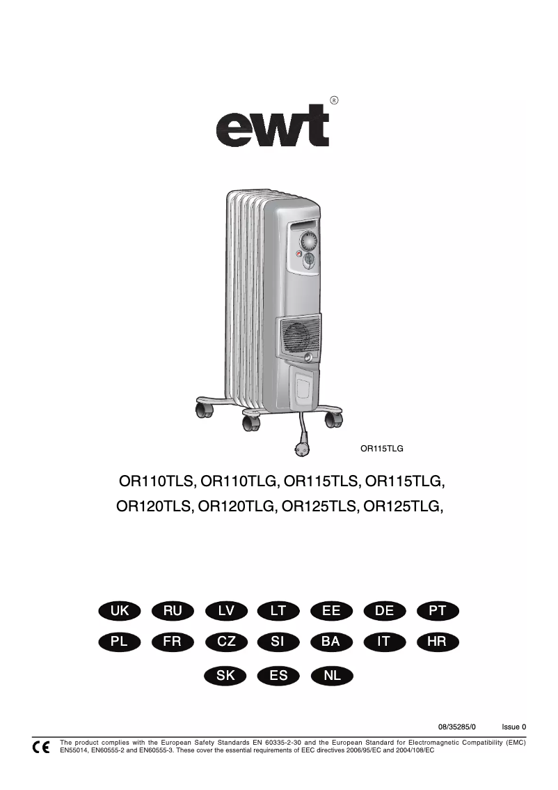 Página 1 del manual Manual de usuario EWT OR115TLS