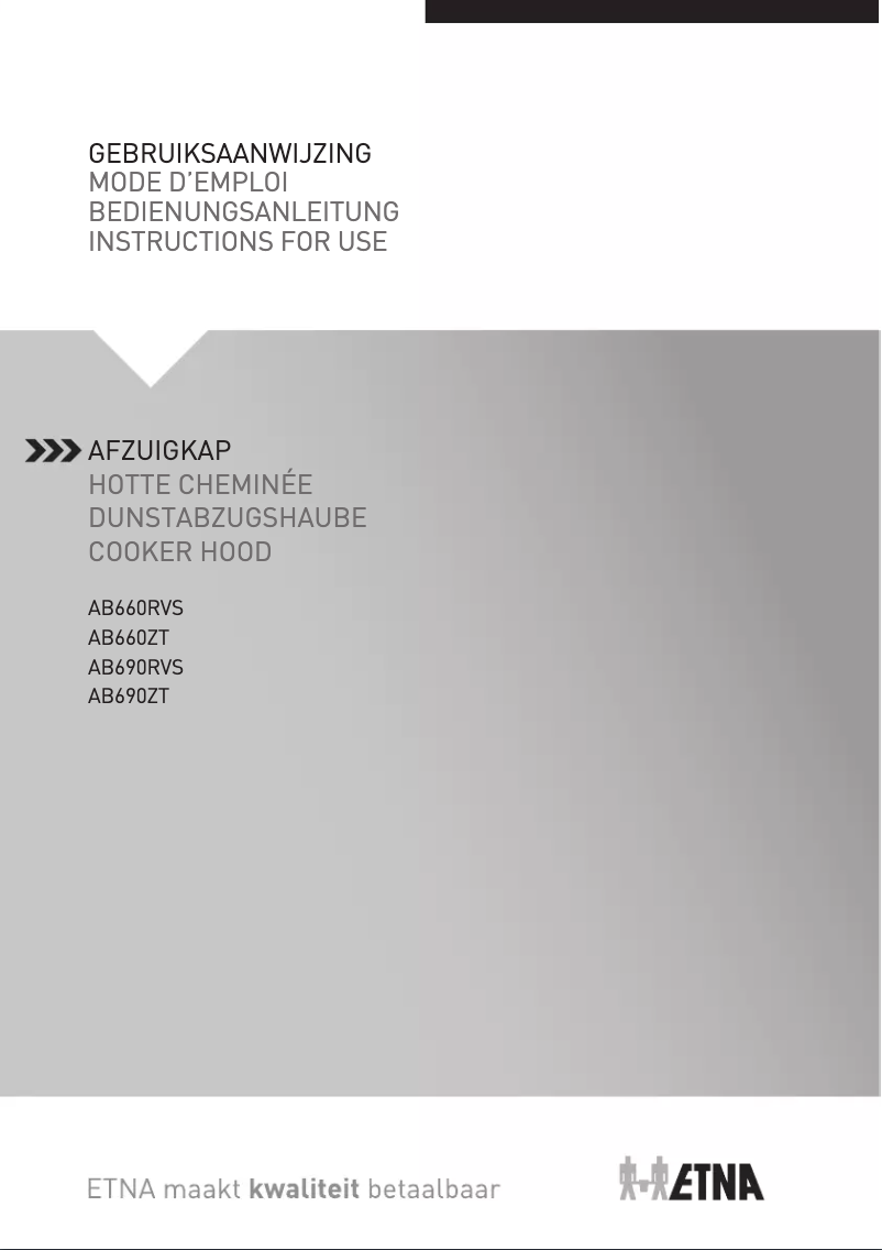 Image de la première page du manuel de l'appareil AB690ZT