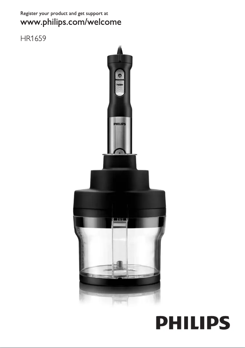 Page n°1 - Manuel utilisateur Philips Avance Collection HR1659