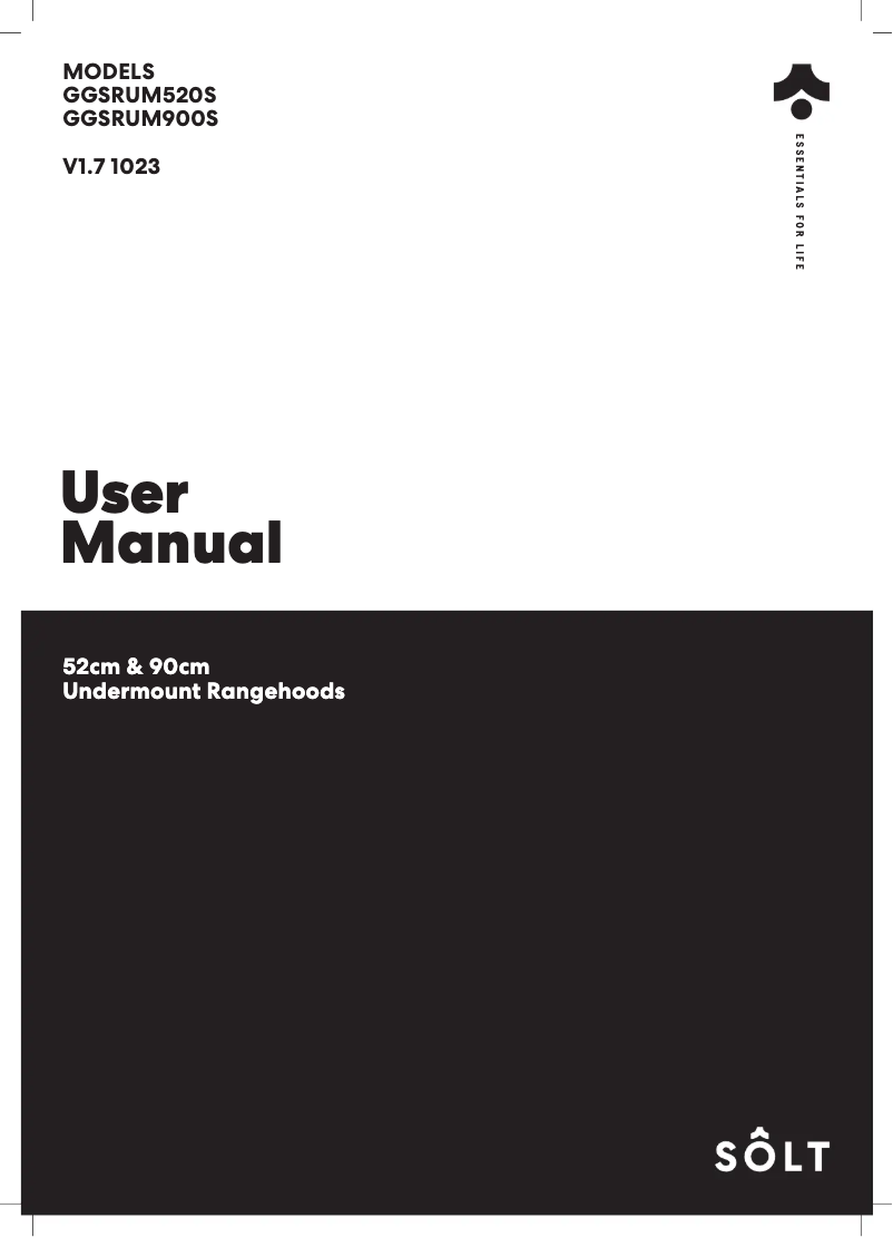 Page n°1 - Manuel utilisateur Sôlt GGSRUM900S