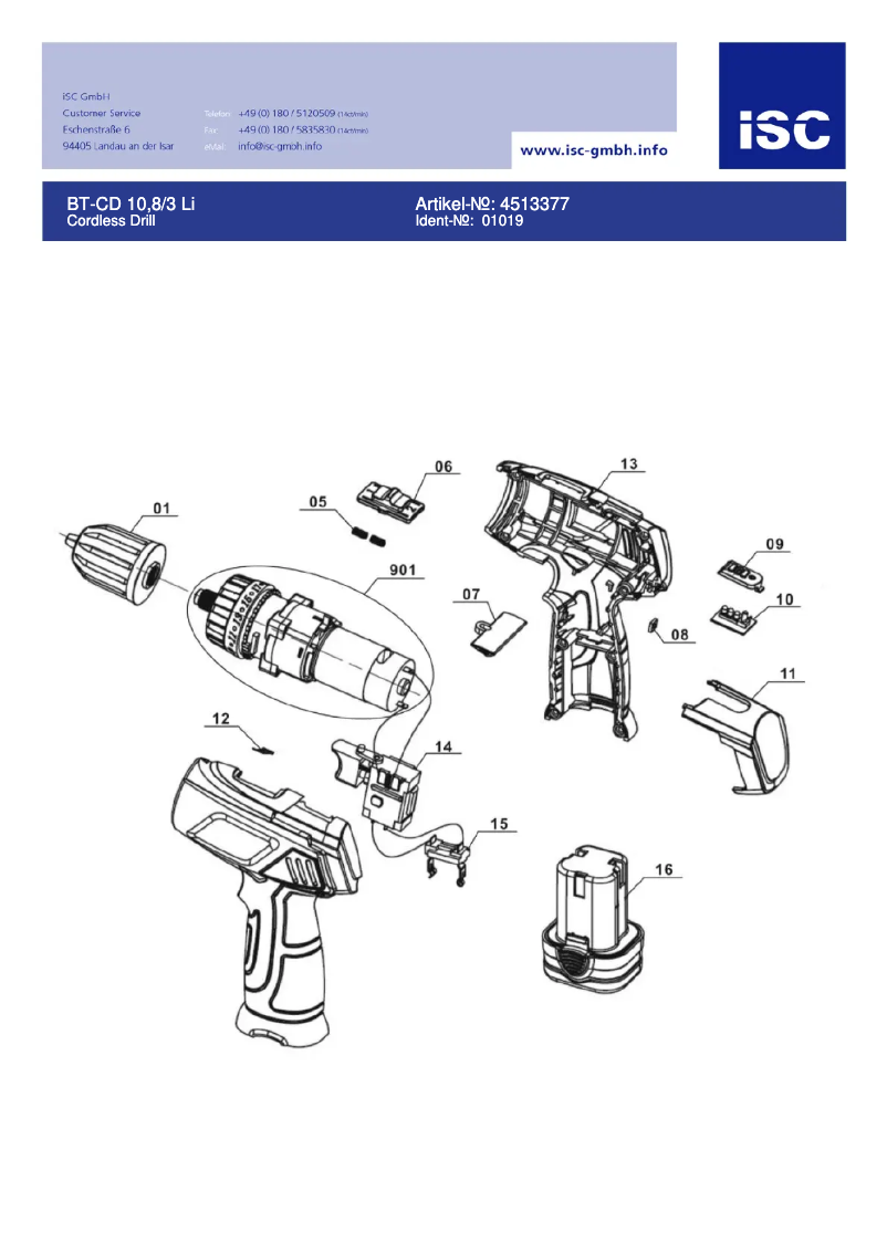 Page n°1 - Mode d'emploi Einhell BT-CD 10,8/3 Li