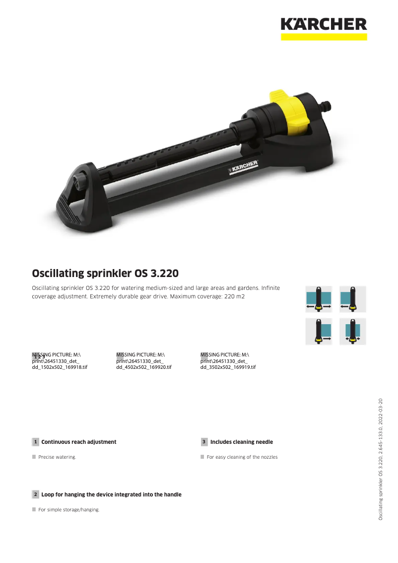 Image de la première page du manuel de l'appareil OS 3.220