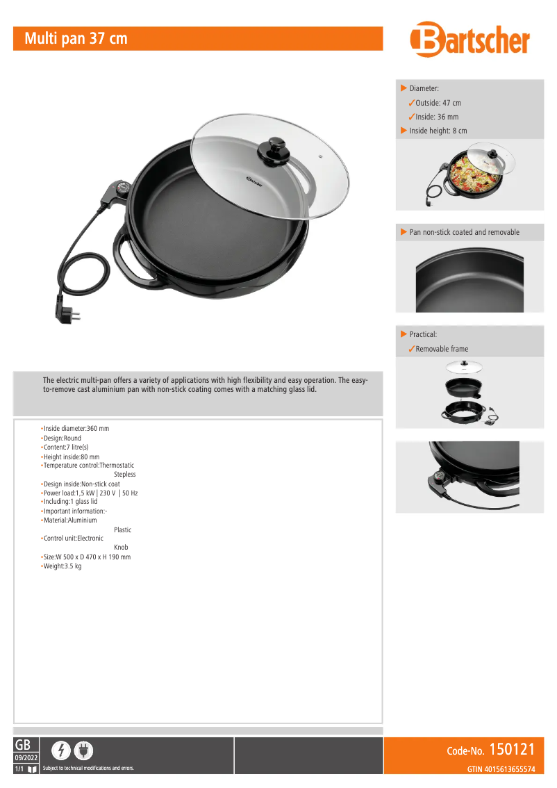 Image de la première page du manuel de l'appareil 150121