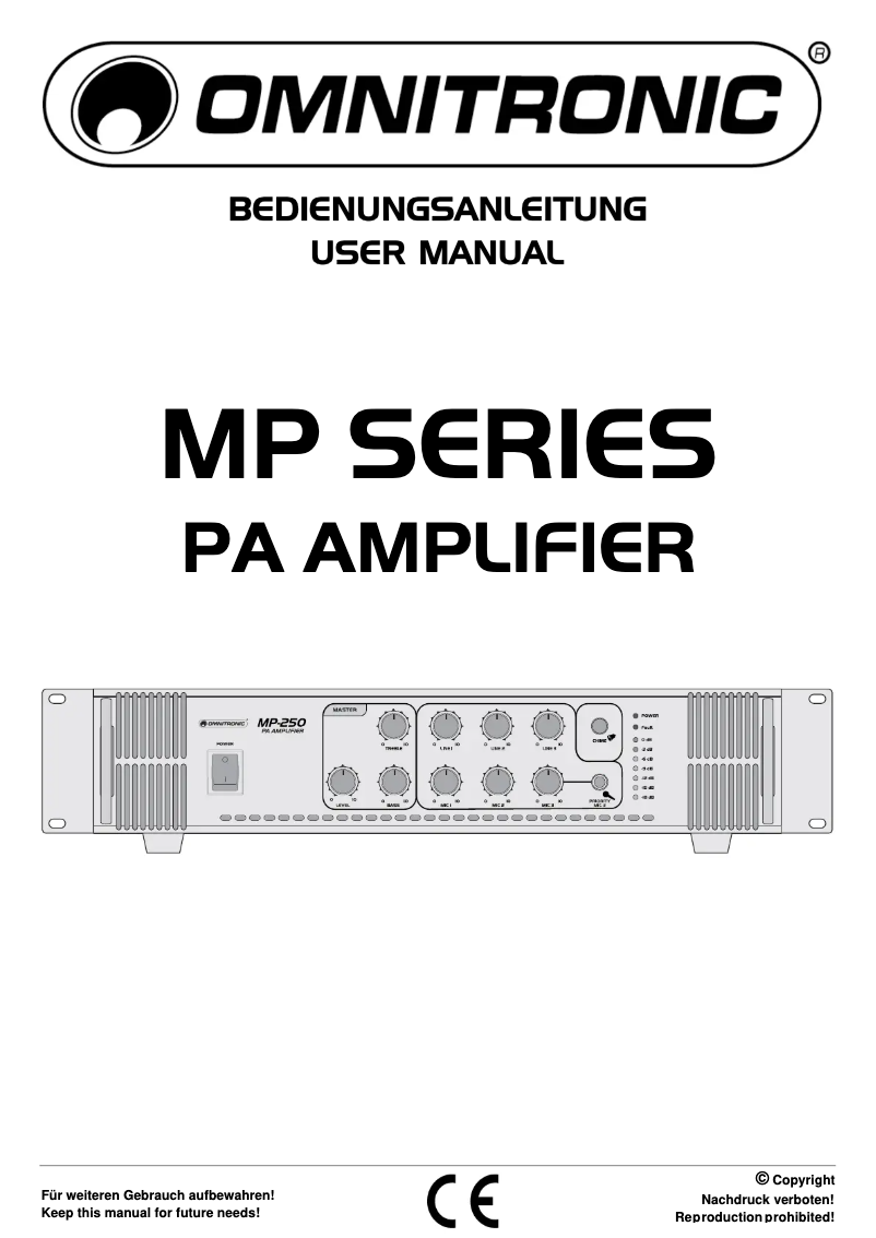Image de la première page du manuel de l'appareil MP-180