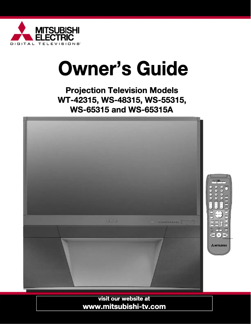 Page 1 de la notice Manuel utilisateur Mitsubishi WT42315