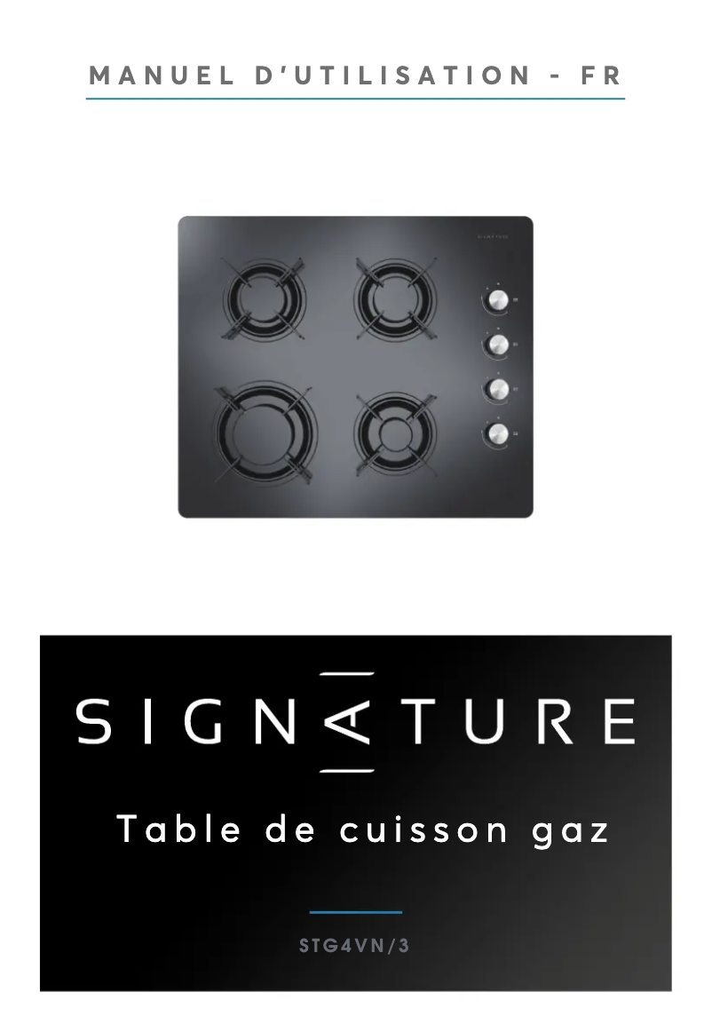 Image de la première page du manuel de l'appareil STG4VN