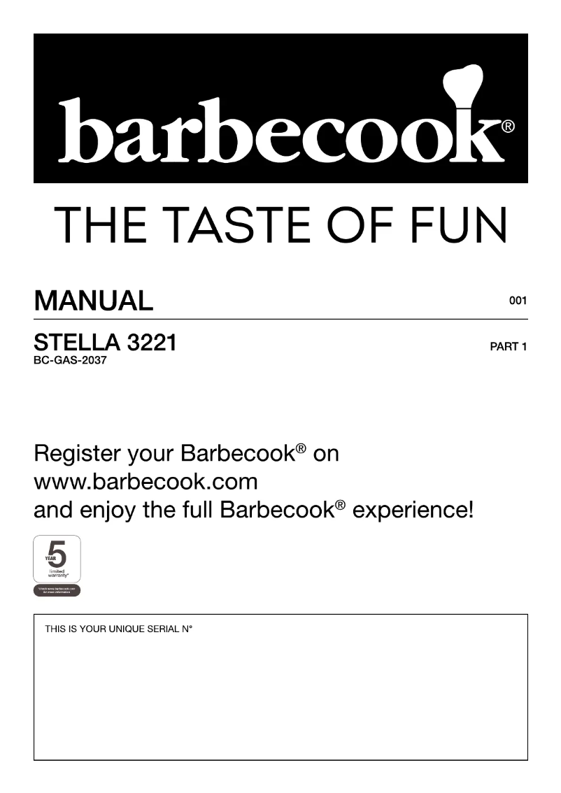 Image de la première page du manuel de l'appareil Stella 3221