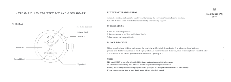 Image de la première page du manuel de l'appareil Grand Legacy ES-8088-02