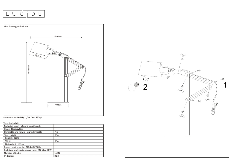 Image de la première page du manuel de l'appareil Kreen 06618/01/31