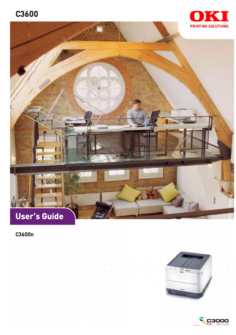 Page 1 de la notice Manuel utilisateur OKI C3600N