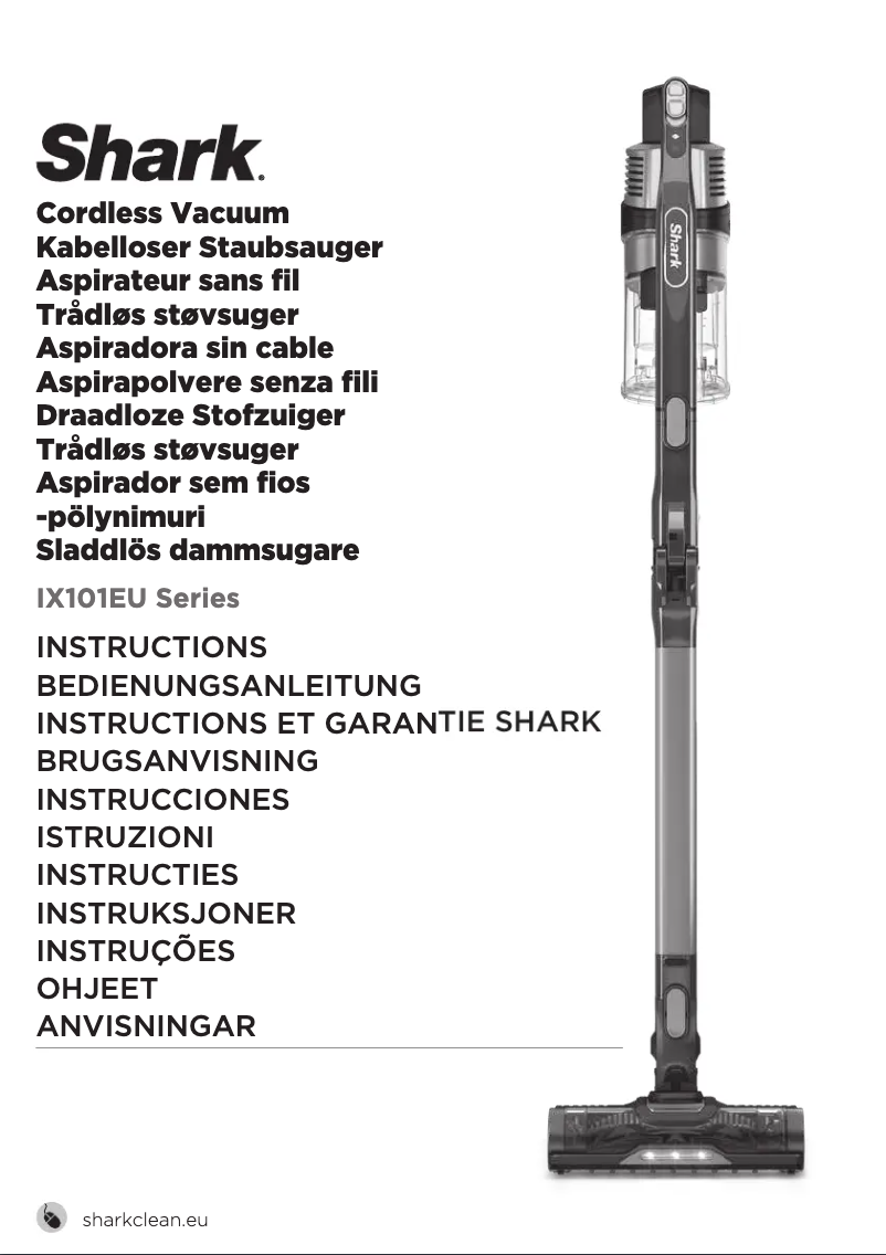 Page n°1 - Manuel utilisateur Shark IX101EU