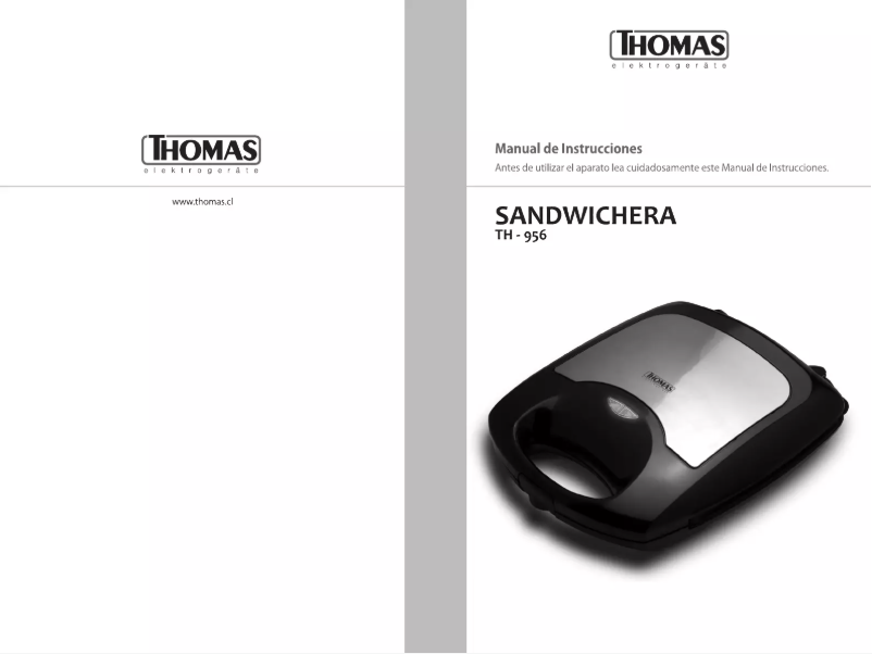 Página 1 del manual Manual de usuario Thomas TH-958