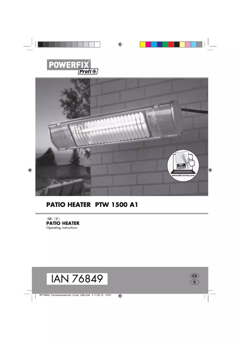 Página 1 del manual Manual de usuario Powerfix PTW 1500 A1