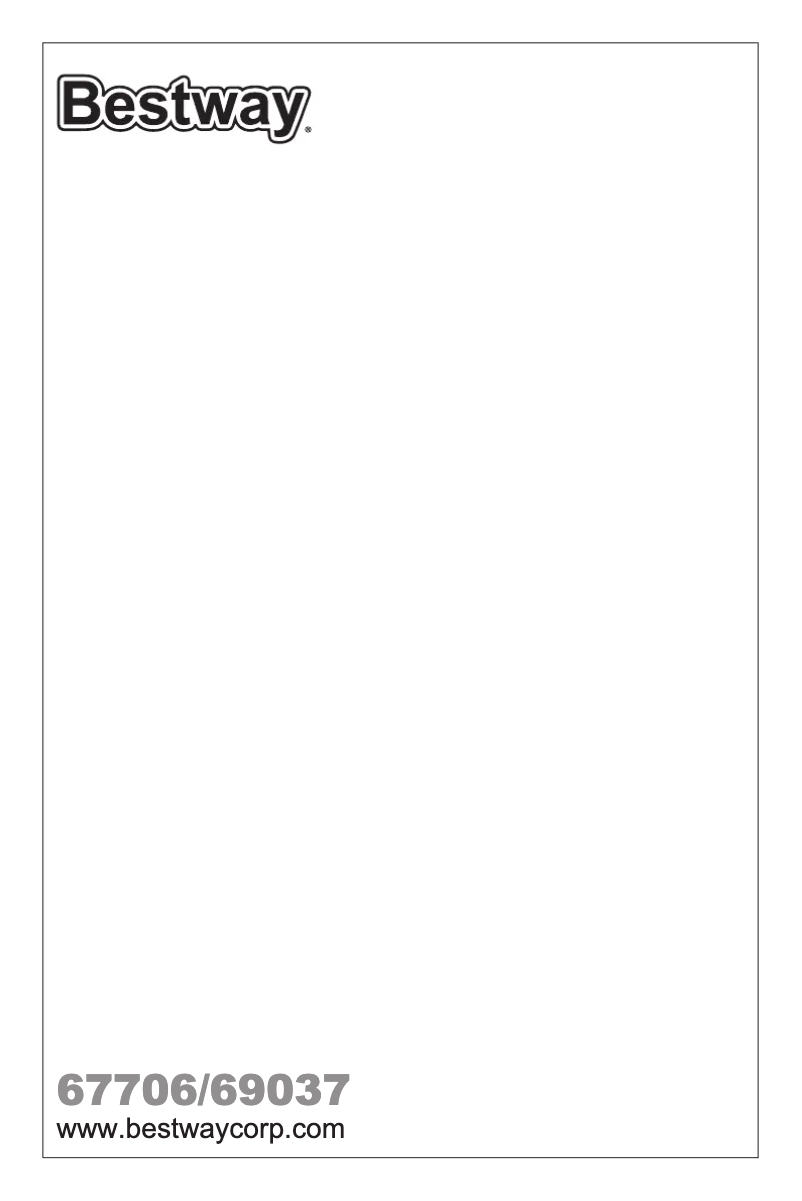 Página 1 del manual Manual de usuario Bestway 69037
