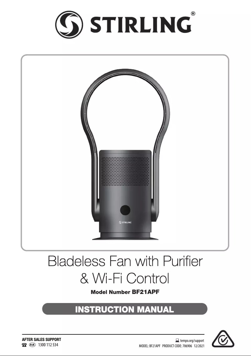 Page n°1 - Manuel utilisateur Stirling BF21APF