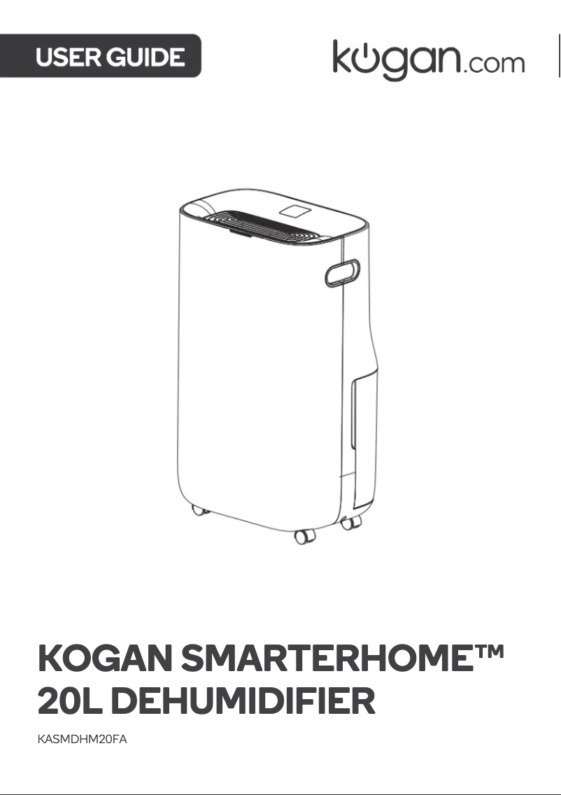 Page n°1 - Manuel utilisateur Kogan SmarterHome KASMDHM20FA