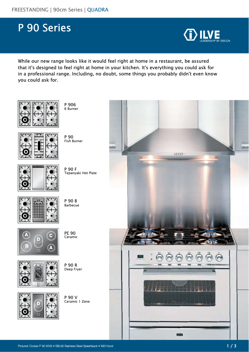 Image de la première page du manuel de l'appareil PKP90FWMPSS