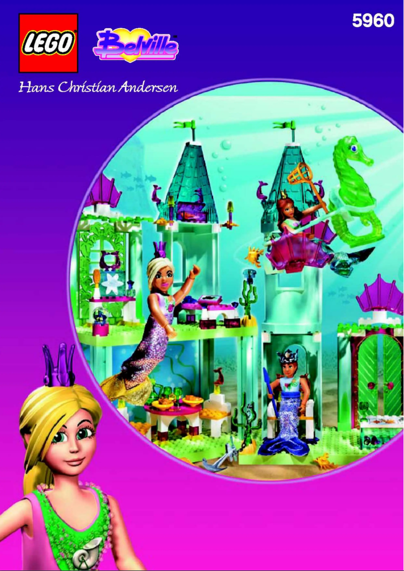 Page n°1 - Manuel utilisateur Lego The Mermaid Castle