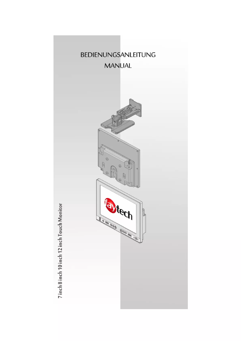 Image de la première page du manuel de l'appareil 10" Touch V2