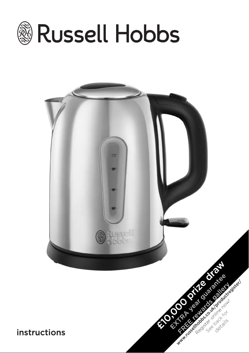 Page 1 de la notice Manuel utilisateur Russell Hobbs Coniston 23760