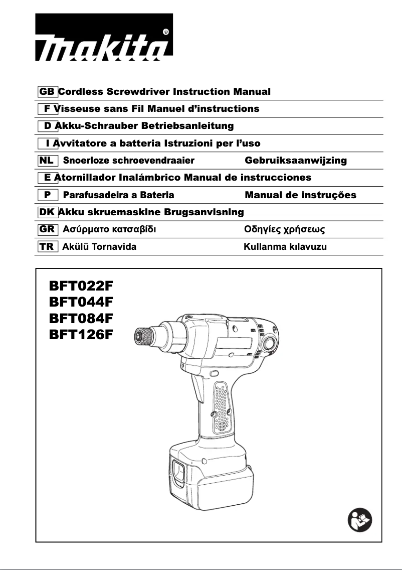 Page 1 de la notice Manuel utilisateur Makita BFT044F