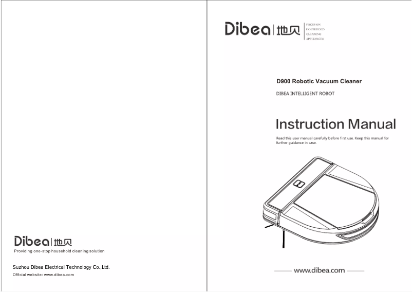 Page n°1 - Manuel utilisateur Dibea D900