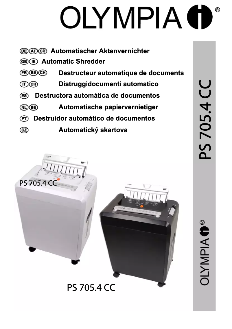 Page 1 de la notice Manuel utilisateur Olympia PS 705.4 C