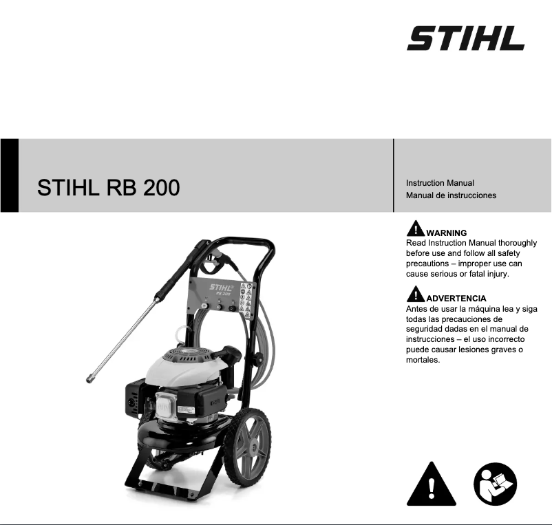 Page 1 de la notice Manuel utilisateur Stihl RB 200