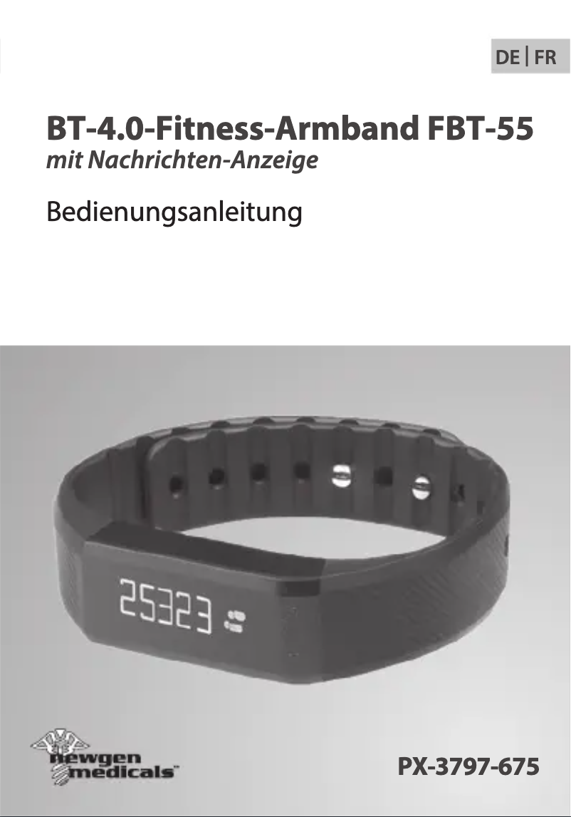 Page n°1 - Manuel utilisateur Newgen Medicals FBT-55