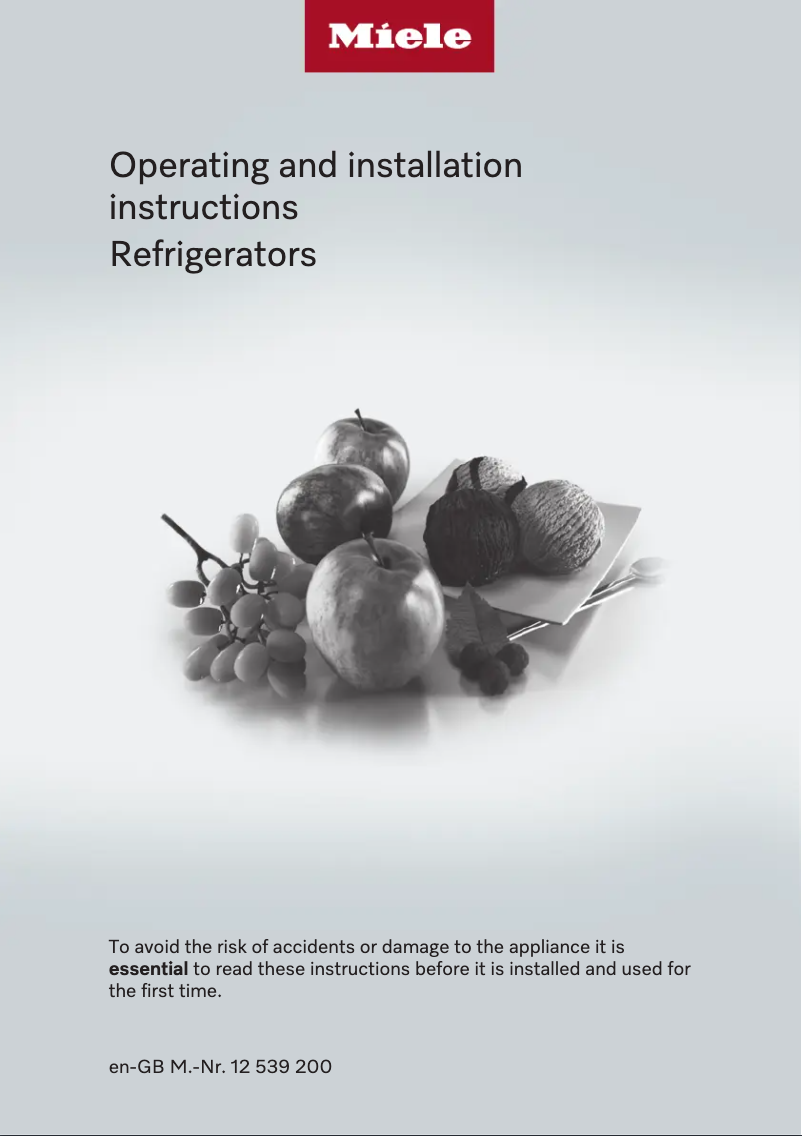 Image de la première page du manuel de l'appareil K 4003 D