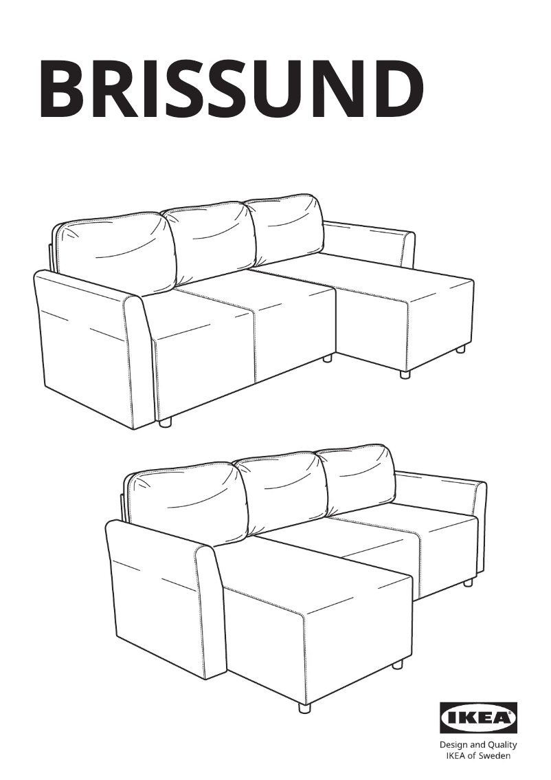 Page 1 de la notice Manuel utilisateur Ikea BRISSUND 605.808.69