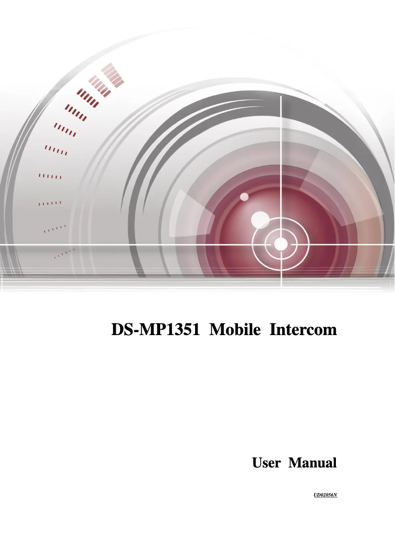 Image de la première page du manuel de l'appareil DS-MP1351
