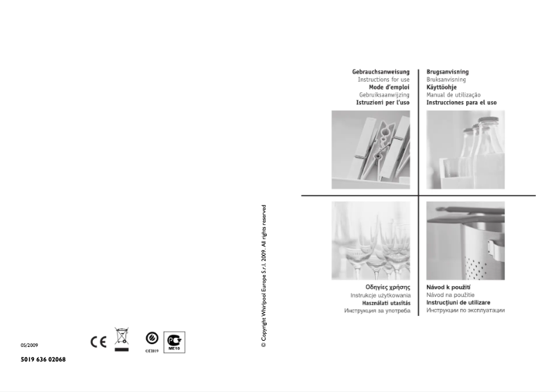 Image de la première page du manuel de l'appareil WTE1811 W